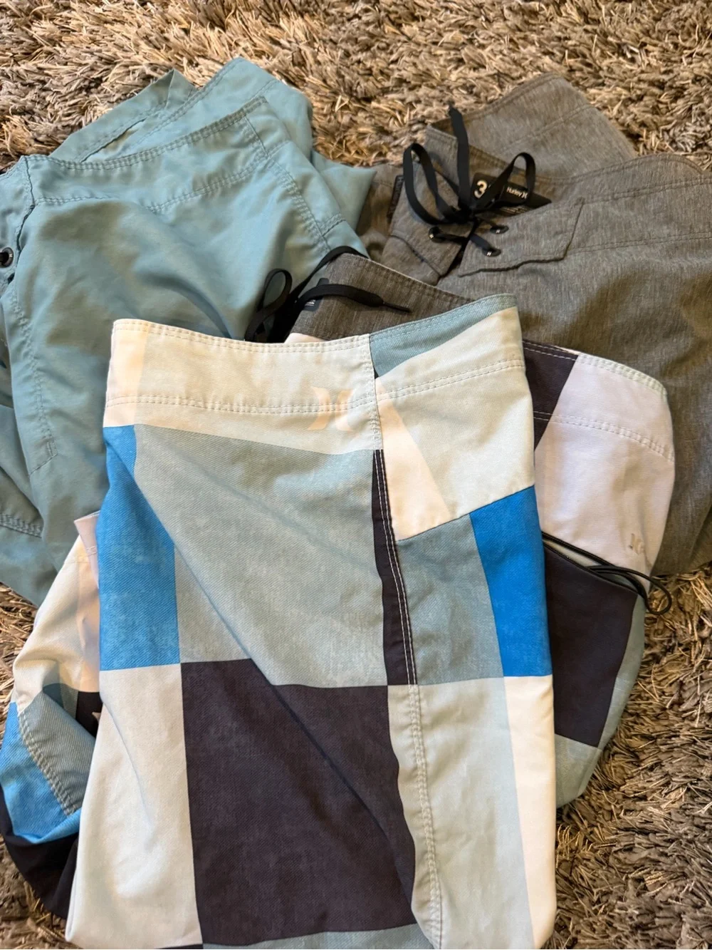 Hurley Men's swim shorts. Can sell all three together or separate.